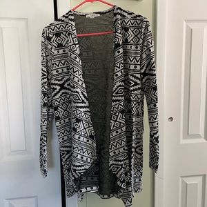 Black and White Cardigan